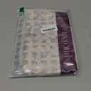 jinchan Linen Kitchen French Floral Tier Curtains 30 Inch Farmhouse Vintage Cafe Small Window Rustic Half Window Curtains for Living Room Bathroom 2 Panels Blue on Beige