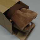 Suncalla 2 Pcs 19' Extra Large Christmas Gingerbread Tree Topper Wreath Bow Tree Topper Ornament Brown Plush Hanging Decor for Xmas Door Window Wall Wedding Party Decoration Supplies Gifts