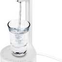 Desktop Water Bottle Dispenser, Smart Table Water Pump with 7 Level Quantitative Portable Detachable USB-C Charging for 5 Gallon Bottle, Application Home, Office, Camping, Travel (White)