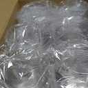 200 PACK 9 oz Clear Plastic Cups with Flat Lids