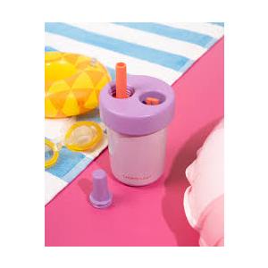 Kids Water Bottle with Carrying Rope and Straps | Ceramic liner 16oz for School and Trvels | Two Travel Carrying Options |