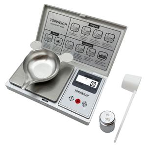 Reloading Scale with Metal Powder Pan, Grain Scale - Silver, 1500 Grains x 0.1gn, Powder Scale, Digital Powder Scale for Reloading, 100g x 0.01g, Powder Scoop, 50g Cal Weight & Batteries