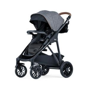 Chicco Corso Primo Modular Quick-Fold Stroller with Infant Car Seat Adapter, for Newborns and Toddlers, Summit/Grey