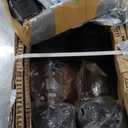 CAP 50 lbs Coated Dumbbell Set | Multiple Styles (Black handles)