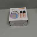 Mini Karaoke Machine Speaker for Kids Adults,Portable Bluetooth with 1-2 Wireless Microphones,Christmas Birthday Gifts Toys Girls Boys Ages 4, 5, 6,7, 8,9,10,11,12+ Years Old Toddler (Purple - 1 Mic)