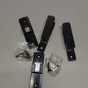 Heavy-Duty Flip Latch Lock 90/180 Degree Sliding/Swinging Door Lock Latch Bolt for Gate Barn Garage Garden Fence Shed Window Cabinet (180 Degree, Black)