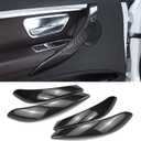 USTAR Carbon Fiber Door Pull Handle Cover Fit for BMW F30 F31 F34 F80 3 Series 320 328 330 335 M3 2012-2018 and BMW F32 F33 F36 F82 F83 4 Series 428 435 M4 2014-2017 51417275488 51417275487