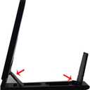 4 x Smart Phone Screen Magnifier Multi-Function Bracket for Cellphones Enlarged Display for Movies and Reading Compatibility Lightweight Portable Design Black (Medium)