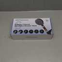 Filtered Shower Head with Handheld,High Pressure 6 Spray Mode Showerhead with Filters,Detachable Shower Head, Water Softener Filters Beads for Hard Water -Remove Chlorine (Black)