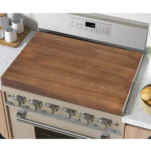 SOLID HOME Large Acacia Wood Noodle Board - Versatile Stovetop Cover - Durable Wooden Stove Top Covers - Elegant and Functional