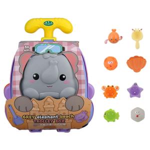 Beach Trolley Box Set Beach Fun (Orange)