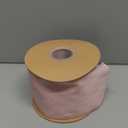 LaRibbons Quartz Pink Reversible Velvet Lurex Wired Ribbon, 4 Inch Crushed Velvet Ribbon for Gift Wrapping, Christmas Tree Decoration, Crafts Wreaths Supplies, 10 Yard