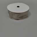 Champagne Satin Wired Ribbon 1.5 Inch, Wire Edge Ribbon for Gift Wrapping, 4th of July, Baby Shower, Wedding Decor, Christmas Tree, Crafts, Wreath Supplies 25 Yards