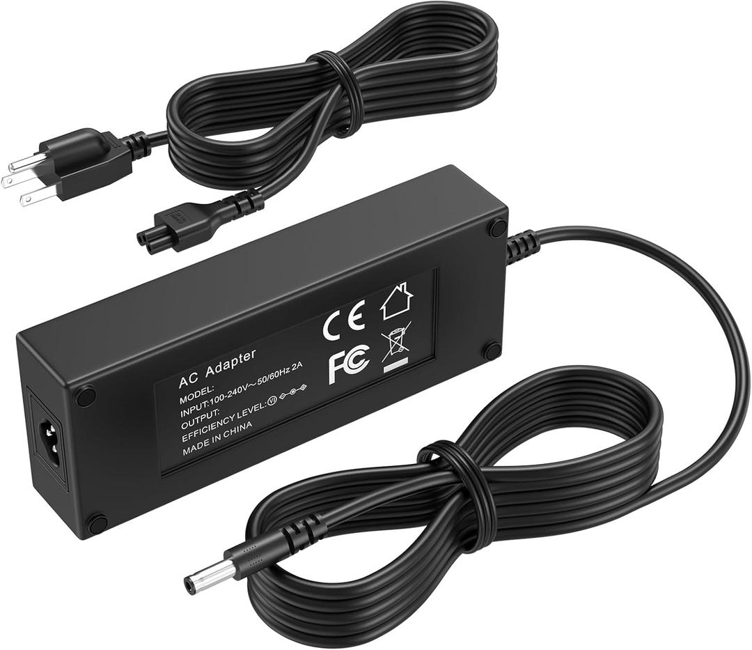 36V 3.5A AC DC Adapter Compatible with NordicTrack Commercial S22i Elliptical Studio Cycle NTEX02117 NTEX02117NB NTEX02121 NTEX02422 22" Fitness Bike IN3603500 418190 Charger Power Cord Plug