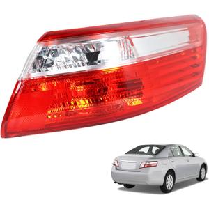 1-Pack Tail Light Assembly Brake Lamp Outer Right Side Replacement for 2007 2008 2009 Camry