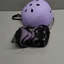 Adjustable Kids Toddler Helmet with Knee Pads,Elbow Pads & Wrist Guards,Bike Helmet for Ages 3-5,5-8,8-14,Boys & Girls Helmets and Pads Set for Skateboard,Skating,Biking,Cycling (Medium, Light purple)