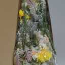 5 Bunches Artificial Sunflowers Bouquets, Fake Silk Sunflower with Faux Daisy Wildflowers Plants for Home Decor Indoor Floral Arrangements Table Centerpiece Bridal Wedding Decor (Yellow)