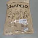 SHAPERX Women's Fajas Colombianas Tummy Control Shapewear Postpartum Full Body Shaper Butt Lifter Bodysuit (Beige, M)