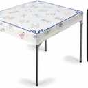 EBOOT Chinoiserie Felt Mahjong Table Cover with 1 Carrying Bag Anti-Slip Felt Mahjong Table Clothing 34 x 34 x 4 Inch Noise Reduction Multi Purpose Game Tablemat for Card Poker Jigsaw Puzzles Games
