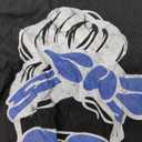 Colon Cancer Awareness Month Messy Bun Mother Blue Ribbon T-Shirt M