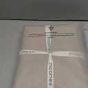 MooMee Bedding Duvet Cover Set 100% Washed Cotton Linen Like Textured Breathable Durable Soft Comfy (Heathered Taupe, King 104"x90")