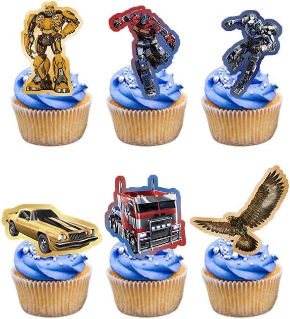 24pcs Children Cake Toppers Cupcake Toppers Cake Decorations,Children Birthday Party Supplies Decorations (19)