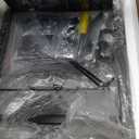 GYIIYUO 2 Drawer File Cabinet with 24'' Extended Desktop, Mobile Filing Cabinet, Rolling File Cabinet with Side Bag, Fabric Drawer, Fits A4/Letter Size, Printer Stand Home Office, Light Brown