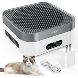 Air Purifiers for Home, H13 True HEPA Filter Captures Smoke Odor Pet Dander, Portable Quiet Car Air Purifier for RV/Desk/Bedroom/Office, Covers up to 600 Ft, Timer (White Gray)