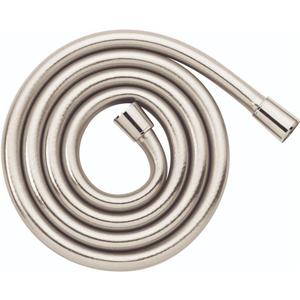 hansgrohe Techniflex Handheld Shower Replacement Shower Hose 63-inch Easy Install Modern Shower Hose in Polished Nickel, 28276833