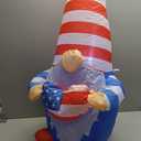 4 FT Phreewill Christmas Inflatable Gnome Outdoor Decoration Lighted Decoration Outdoor, Xmas Blow Up Gnome for Holiday Christmas Party Yard Garden Decor