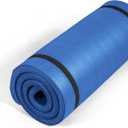 Tone Fitness 1-Inch Thick Yoga Mat | High-Density, Non-slip Exercise Mat with Carrying Strap for Yoga, Pilates, & Home Gym Workouts | Multiple Options