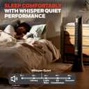 Honeywell QuietSet Whole Room Tower Fan, Oscillating Tower Fan with Remote, Black, HYF290B