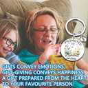 New Grandma Gifts First Time Grandmother Gifts Promoted To Grandma Keychain Mothers Day Gift 2026 Pregnancy Announcement for Grandparents Key Chain Birthday Christmas Gift