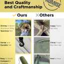 ADVOKAIR Camping Hammock with Mosquito Net and Rain Fly, Up to 500lbs, Ultralight and Portable Nylon Travel Hanging Hammock with Tree Straps, Perfect for Outside, Backpacking, Hiking and Backyard