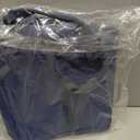 Empty Mahjong Bag, Blue Soft American Mahjong Bag with Two Wrappers (Case Only, Mahjong Tiles, Trays and Mah jong Racks/Pushers not Include)