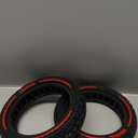 BANGTING 2PCS Upgrade 50/75-6.1 Scooter Off-road Solid Tires, 8.5x2 inches Tires Tubeless for Gotrax GXL V2/XR/APEX, 8 1/2 x2 Tire Replacement for Hiboy S2, Xiaomi 3 Lite/3/Pro 2/1s/M365 (Red, Off-Road (NO Tools))
