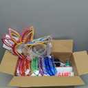 282 PCS Glow in the Dark Party Supplies, 18 Foam Sticks, 18 LED Glasses, 200 Glow Sticks, 30 Finger Lights, 8 Bunny Ear Headband and 8 LED Cat Ear Headband for Wedding,Birthday,Concert,New Year