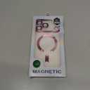 Magnetic for iPhone 17 Pro Max Case with Privacy Screen Protector & Full Camera Cover,[Non-Yellowing] Shockproof Clear Phone Case Compatible with MagSafe Women Girls for iPhone 17 ProMax,Hot Pink