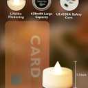 Homemory 12pcs Flameless LED Tea Lights with Remote & Timer, 400+Hours Realistic Flickering Battery Candles for Seasonal, Tabletop, and Centerpieces Decor (Warm White Glow, White Base)