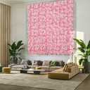 Flowers Wall Backdrop 6PCS 16.5x16.5 Inch Floral Wall Panel Artificial Silk Rose Decor Ideal for Wedding Celebrations, Festive Party Backdrops, and Elegant Home Decor