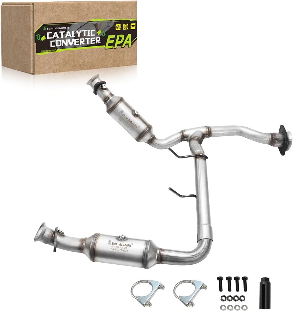 Left & Right Catalytic Converter Compatible with Ford F150 F-150 2011 2012 2013 2014 5.0L V8 Catalytic Convertor W/Gasket EPA Compliant 645252 645251
