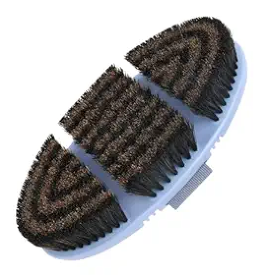 Horse Face Brush Flexible, Handmade Soft Horses Grooming Tool, Professional Dirt Removal Equine Hold In Hand