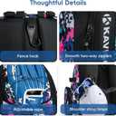KAVIGOR Baseball Bag for Youth and Adult, Softball Bag 50L Large Capacity Holds 4 Bats, Equipment Backpack with Shoes Compartment