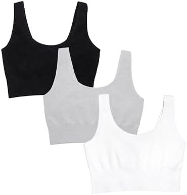 Fruit of the Loom Women's 1-Pack Seamless Full-Coverage Wireless Bra (Large, Grey)