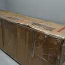 Pink Velvet Storage Ottoman with Button Tufting, Metal Legs 