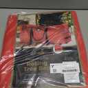 ZOBER 600D Oxford Fabric Rolling Christmas Tree Storage Bag - Fits 7.5 Ft Artificial Trees - Waterproof Christmas Tree Bag For Storage Box For Xmas, Durable Handles and Wheels - Card Slot - Red