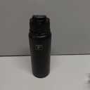 Fanhaw 20 oz Insulated Stainless Steel Water Bottle with Anti-Dust Chug Lid, Leakproof Vacuum Metal Bottle for Kids, Women & Men (Black)