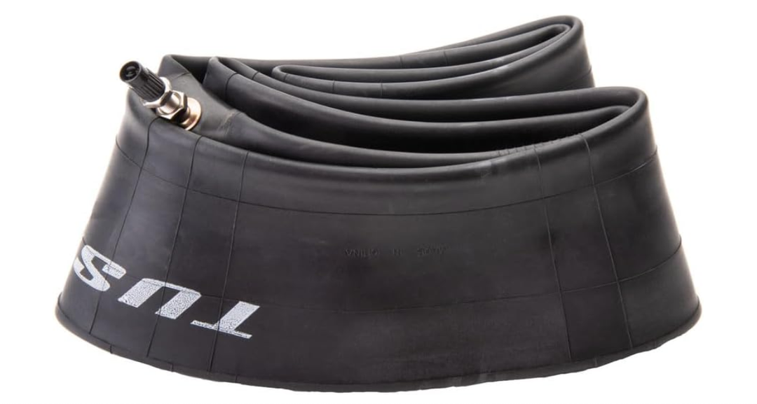 Tusk Severe Duty 3 mm Motorcycle Inner Tube 90/100x16 - Reinforced Butyl Rubber, TR‑4 Valve Stem, Heavy Duty Replacement