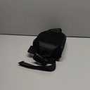 Travel Pillow, Car Travel Pillow with 3D Eye Mask for Sleep, 360 Head Support Strap for All Car Seat, Road Trip Essentials, Stop Bobblehead, Black