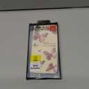 LEECG for Samsung Galaxy A55 5G Case Creative Design Flower Pattern A55 5G Case Slim Soft Silicone Protective Samsung A55 5G Phone Cover 6.6 inch-Butterfly White